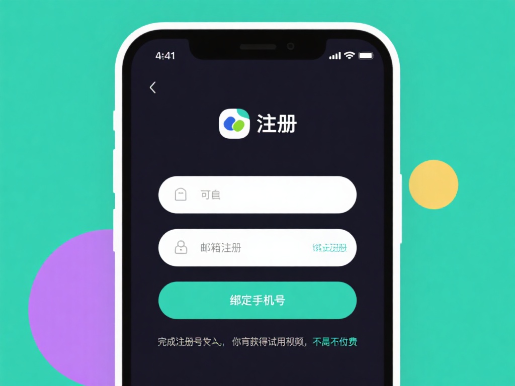 打开APP后，注册账号是重要的一步，可选择通过邮箱